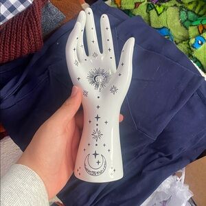 Celestial White Hand Decor